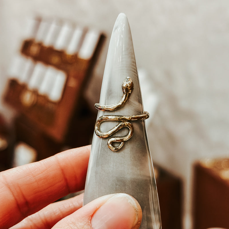 Brass Snake Ring