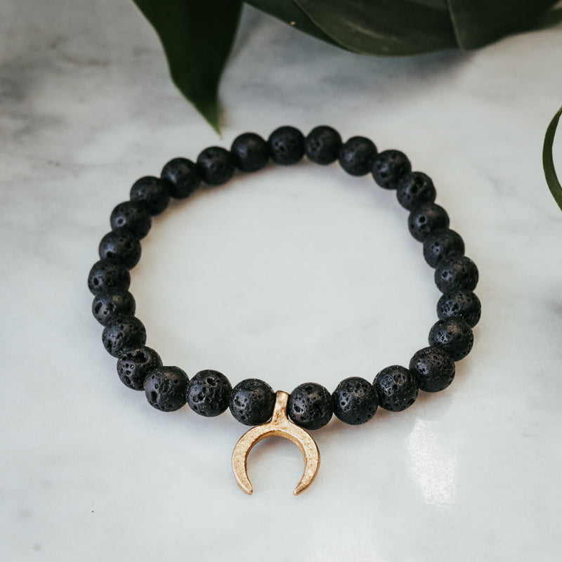 Dalmatian Jasper Gemstone Bracelet Stack