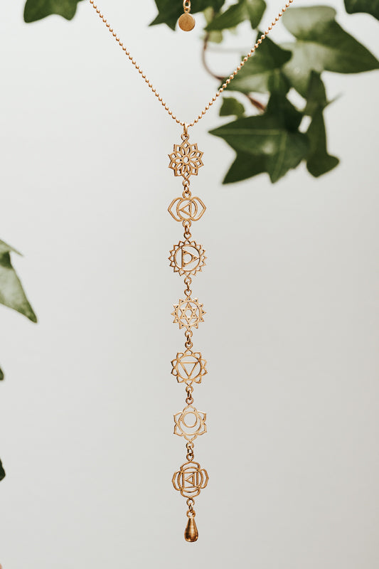 The Brass Chakra Healing Necklace