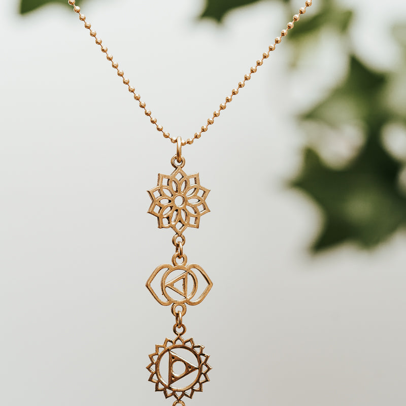The Brass Chakra Healing Necklace