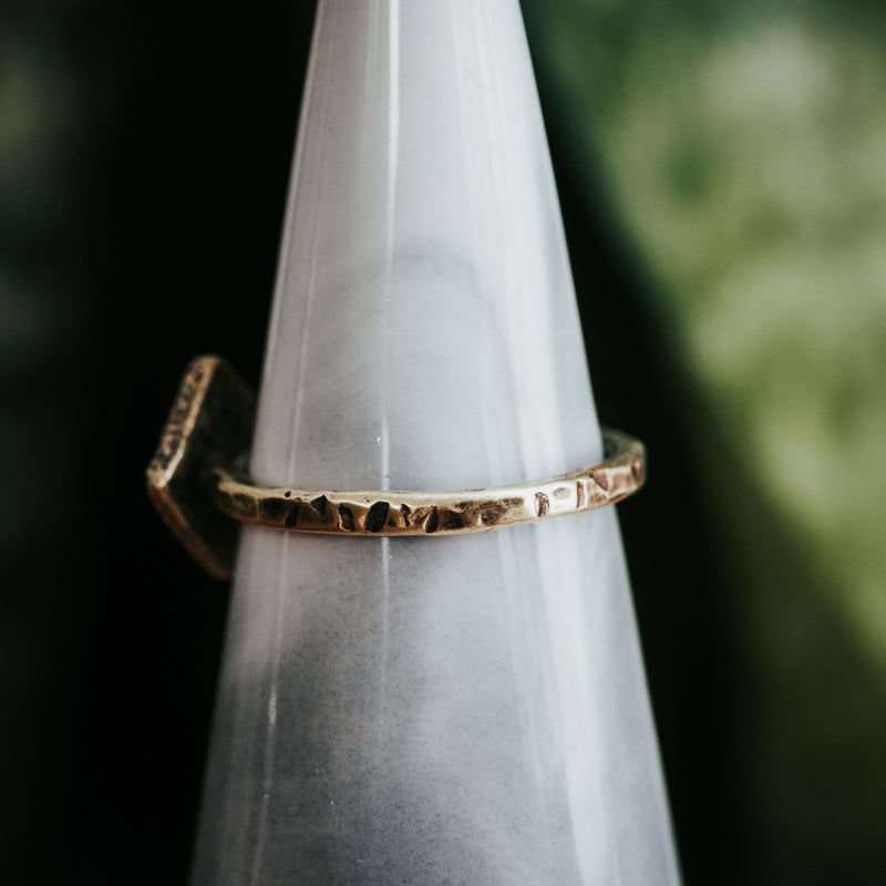 Lozenge Brass Ring