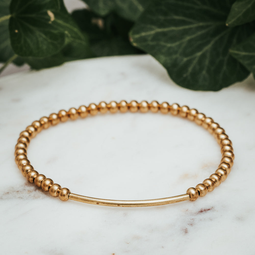Brass Bar Bracelet