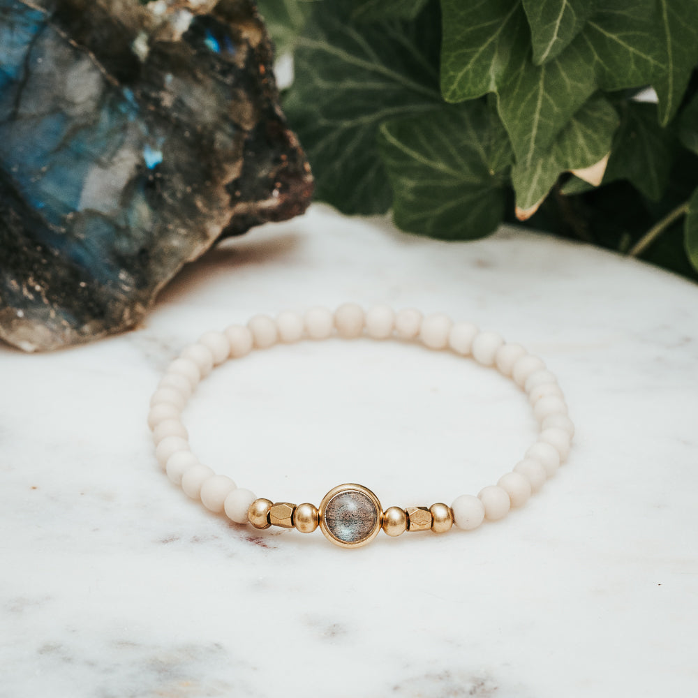 Labradorite Saturn Bracelet