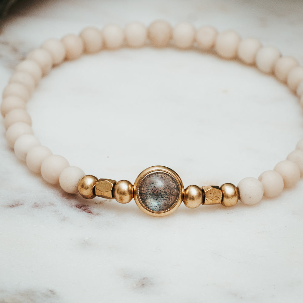 Labradorite Saturn Bracelet