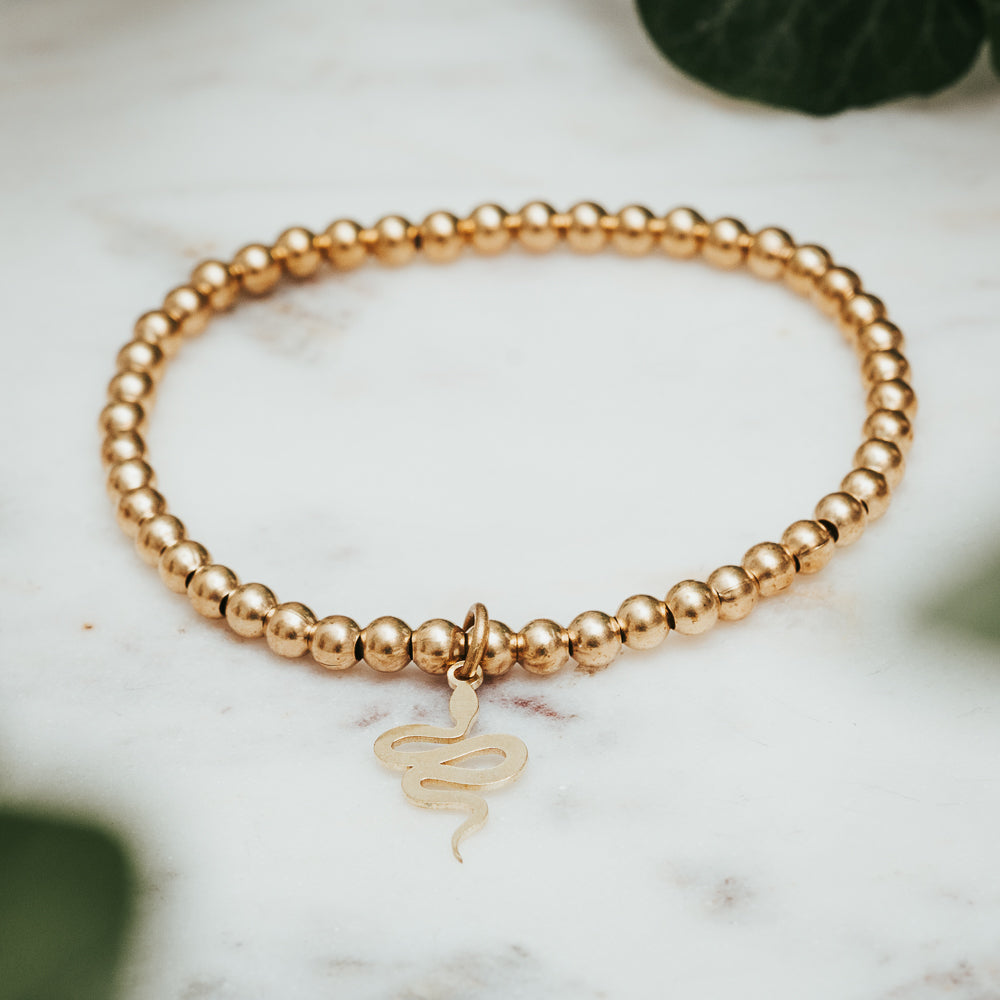Brass Snake Bracelet