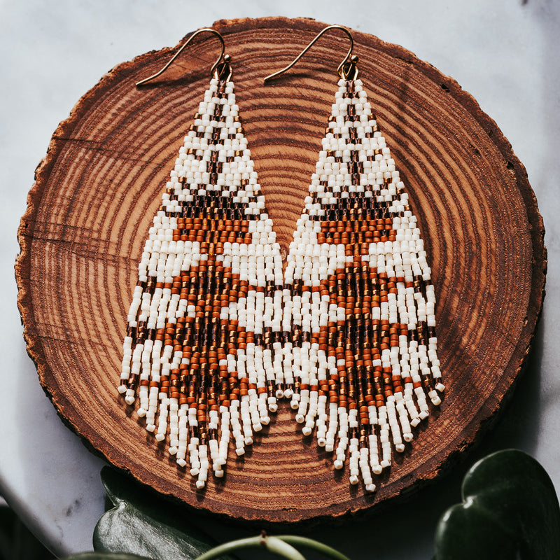 The Headliner | Beaded Fringe Earrings