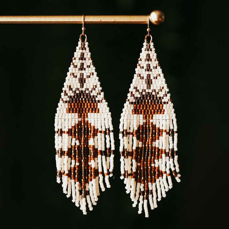 The Headliner | Beaded Fringe Earrings