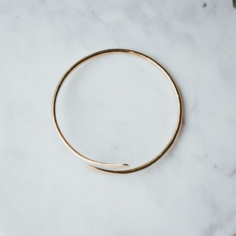 The Spiral Cuff | Brass Cuff Bracelet
