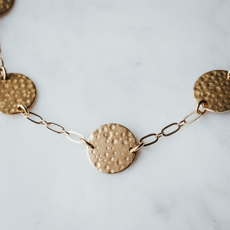 Gypsy Sun | Brass Choker Necklace