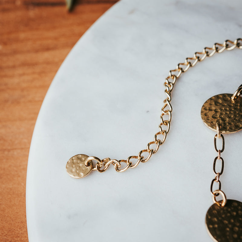 Gypsy Sun | Brass Choker Necklace