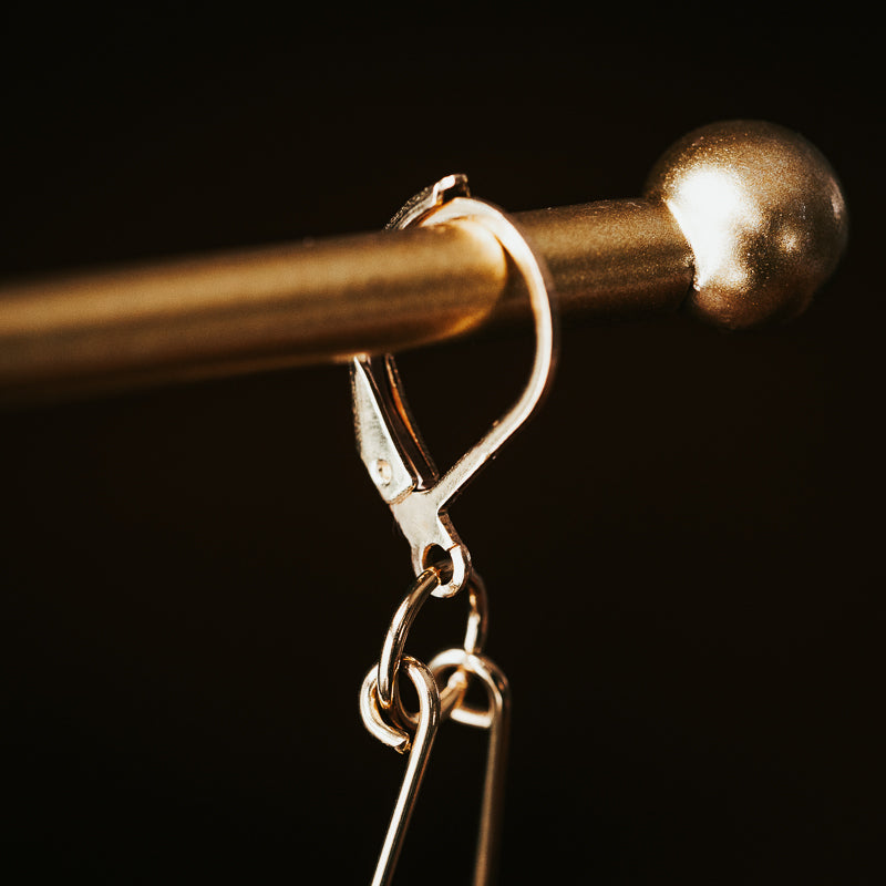 Wildline | Brass Fringe Earrings
