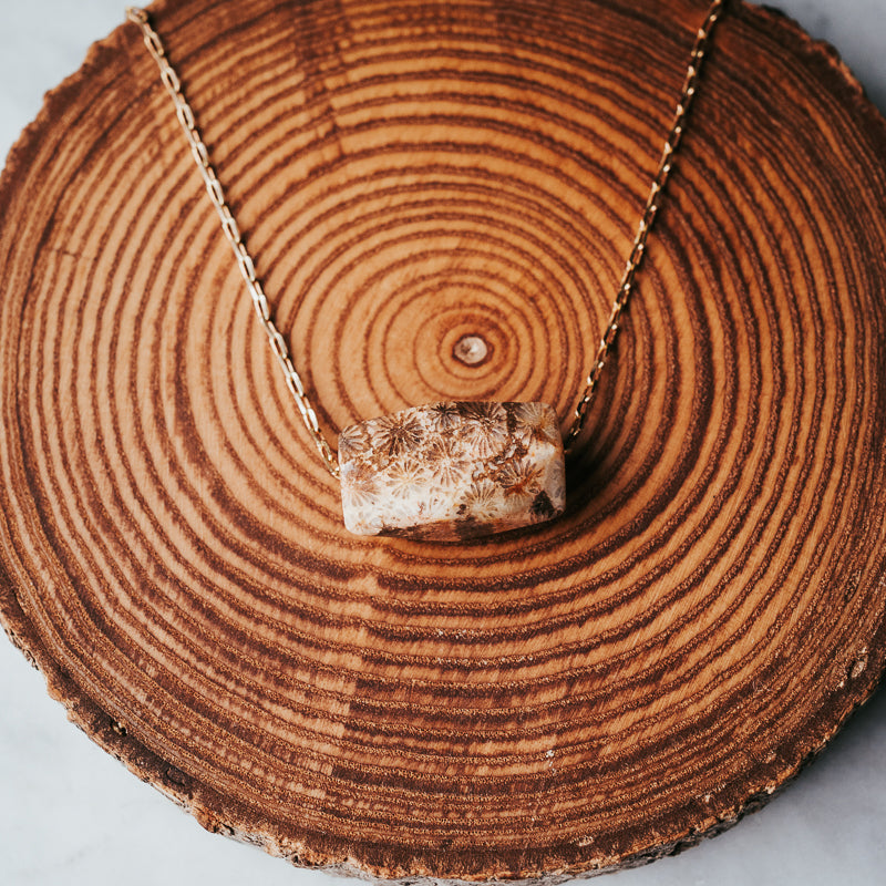 Earthbloom | Fossil Gemstone Necklace