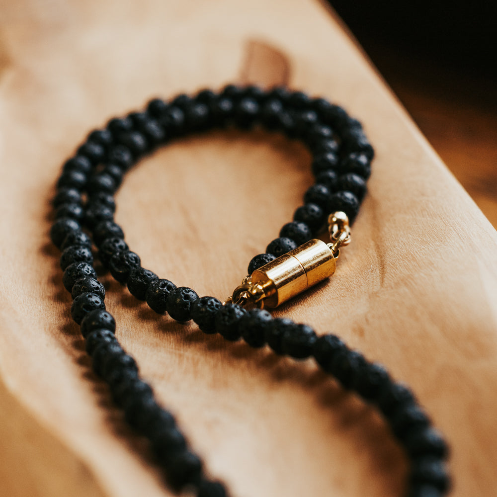 Horseshoe Gemstone Necklace