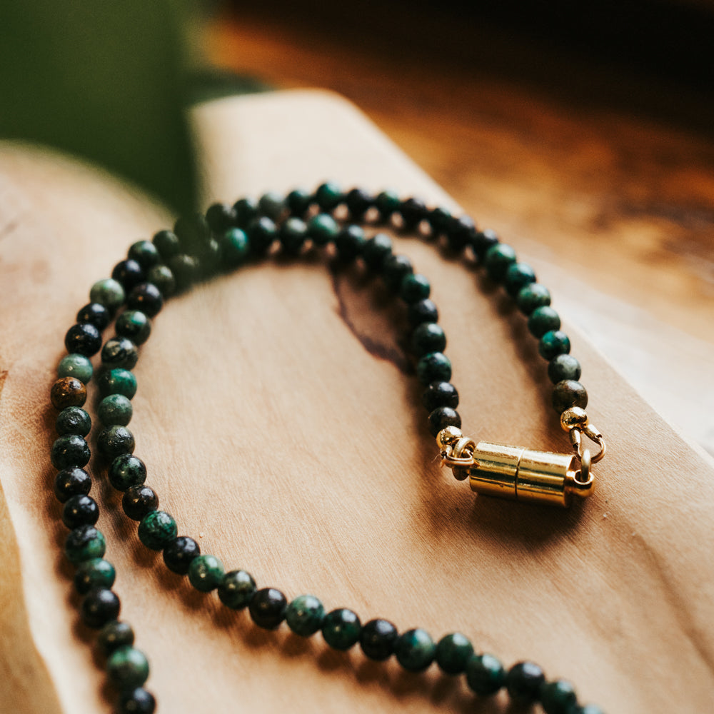 Horseshoe Gemstone Necklace