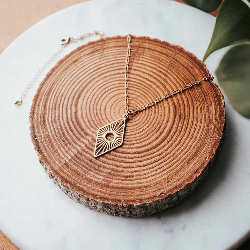 Golden Ground | Brass Necklace
