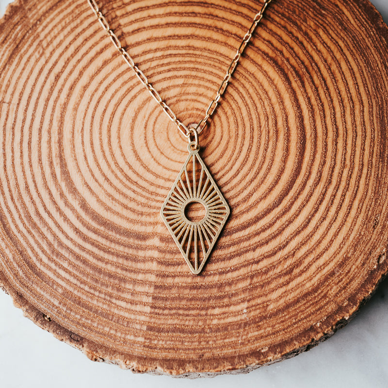 Golden Ground | Brass Necklace