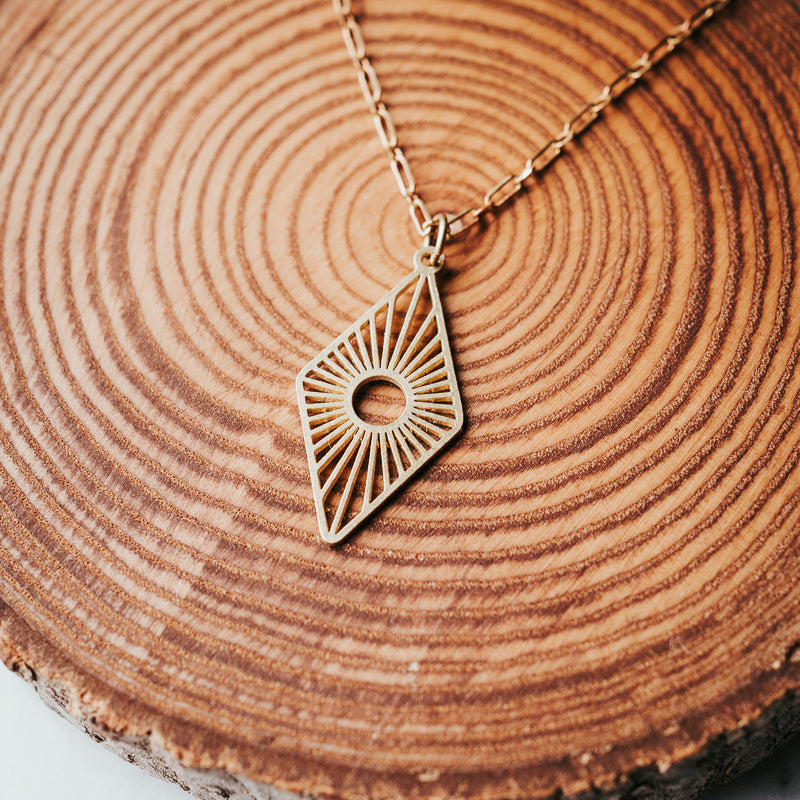 Golden Ground | Brass Necklace
