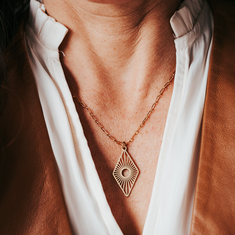 Golden Ground | Brass Necklace