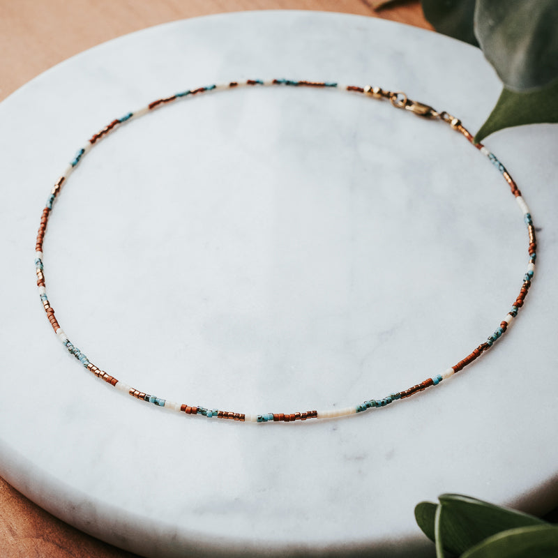 Desert Thread | Beaded Necklace