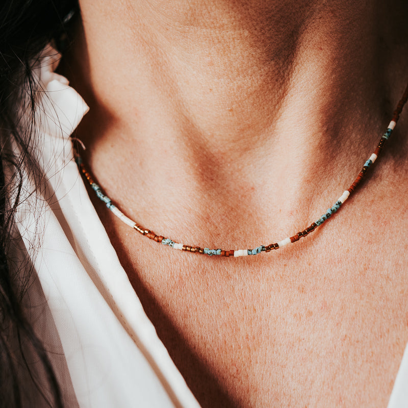Desert Thread | Beaded Necklace