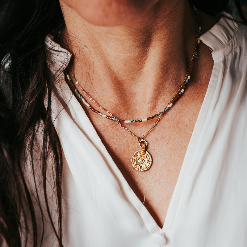 Desert Thread | Beaded Necklace