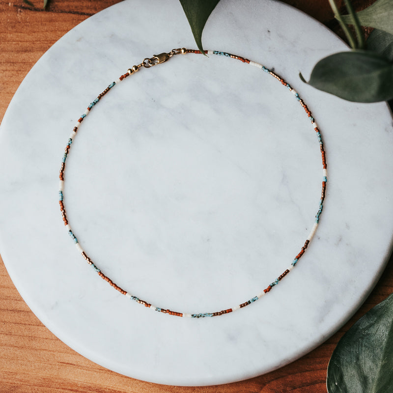 Desert Thread | Beaded Necklace