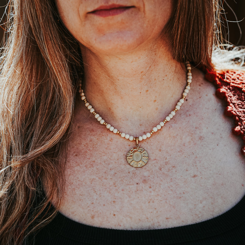 Sun Medallion Necklace | Fossil