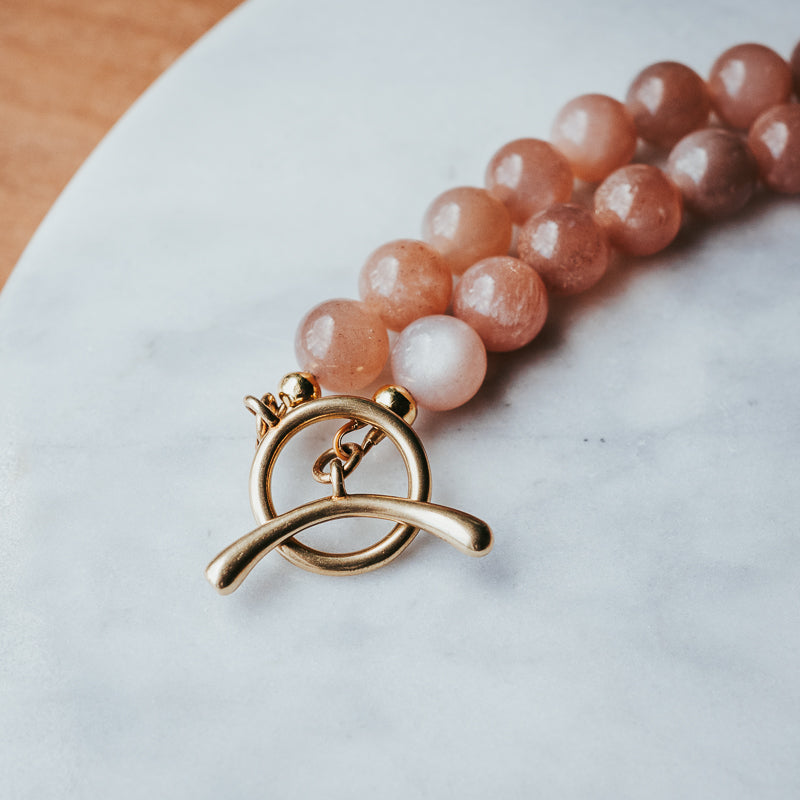 The Chunky OT | Sunstone Gemstone Necklace