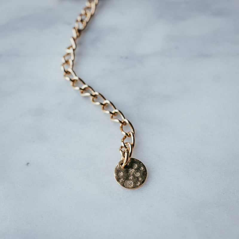 The Chunky Stacker | Sunstone Gemstone Necklace