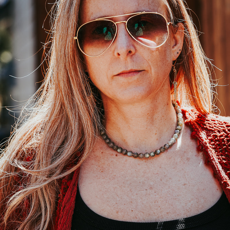 The Chunky OT | Labradorite Gemstone Necklace
