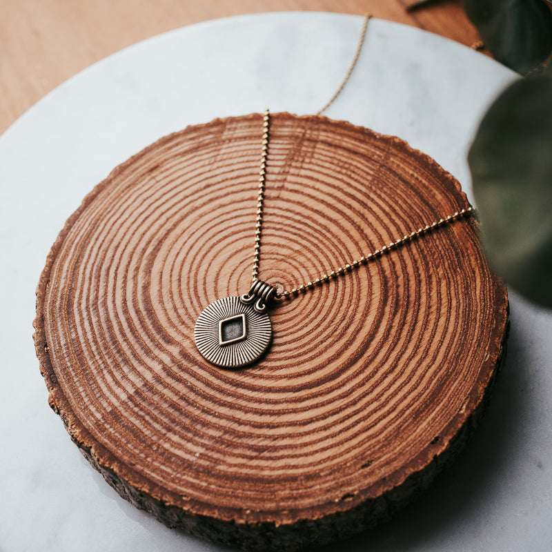 The Hippy Dippy | Brass Necklace