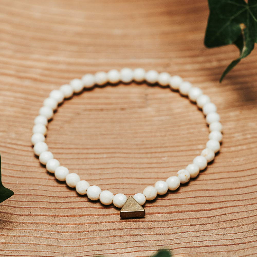 The Triangle Signature Stacker Bracelet