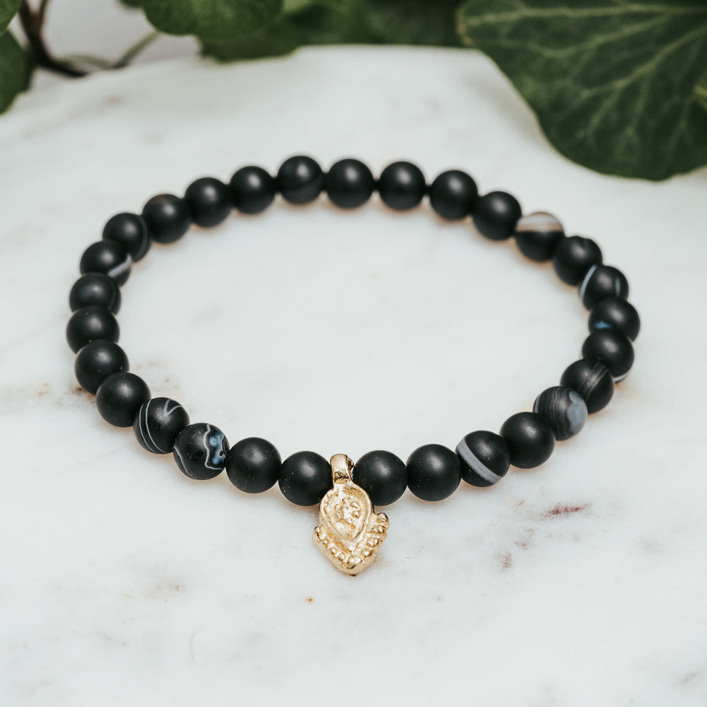 Black Striped Agate