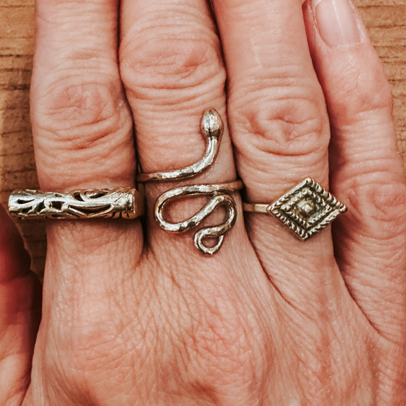 Brass Snake Ring