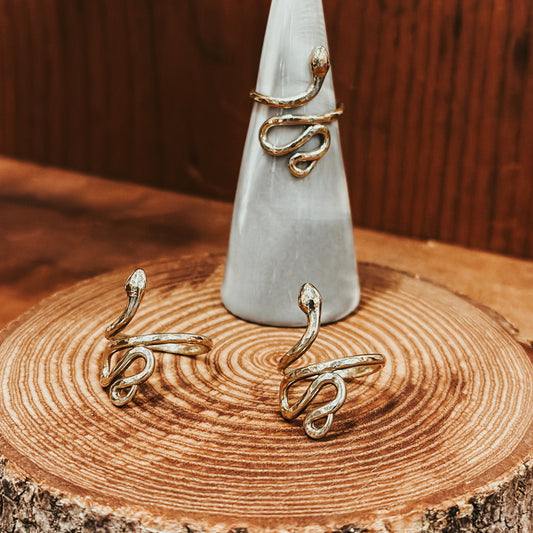 Brass Snake Ring