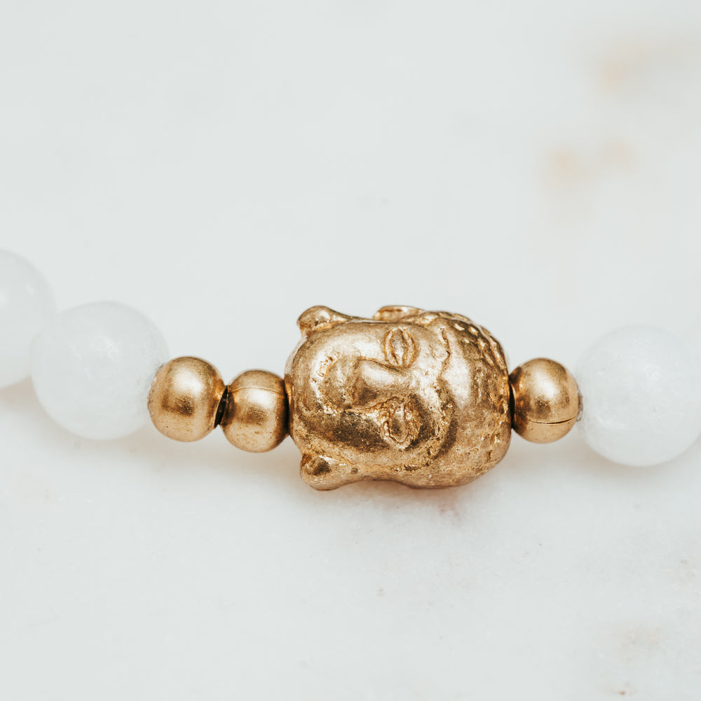Gemstone Buddha Bracelet