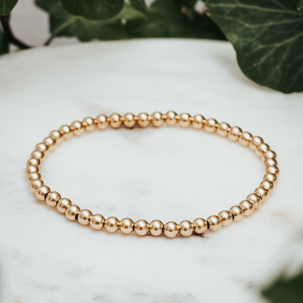 Monet Style Brass Bracelet