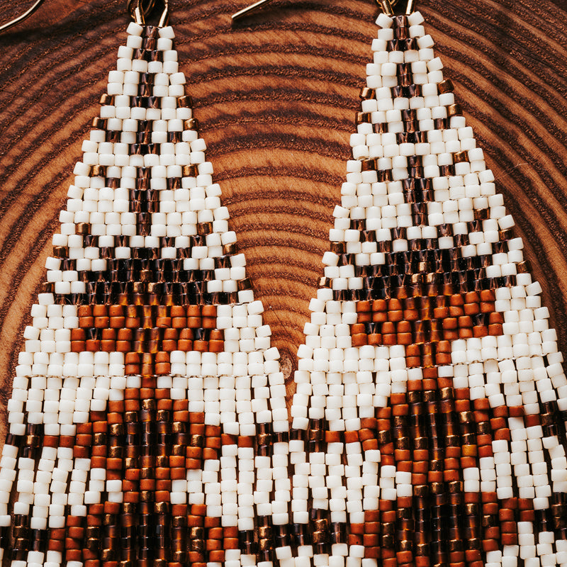 The Headliner | Beaded Fringe Earrings