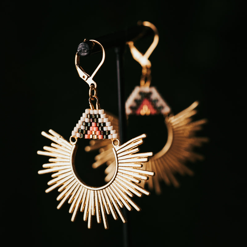 Daystar | Beachy Beaded Earrings