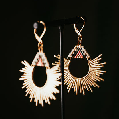 Daystar | Beachy Beaded Earrings