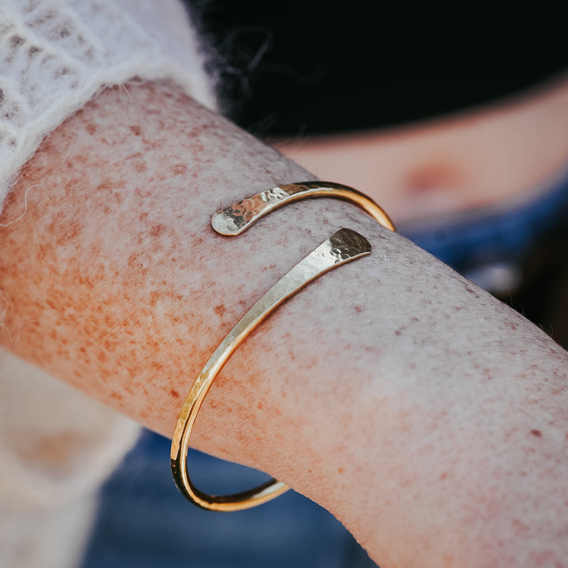 The Spiral Cuff | Brass Cuff Bracelet