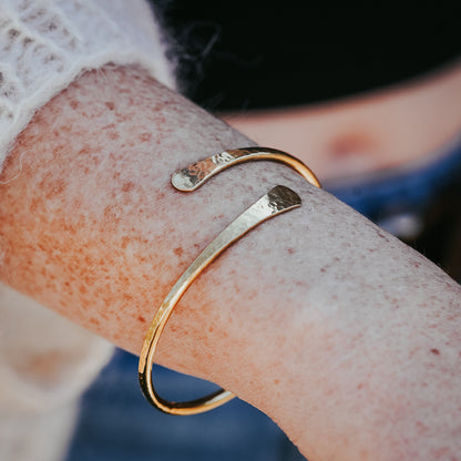 The Spiral Cuff | Brass Cuff Bracelet