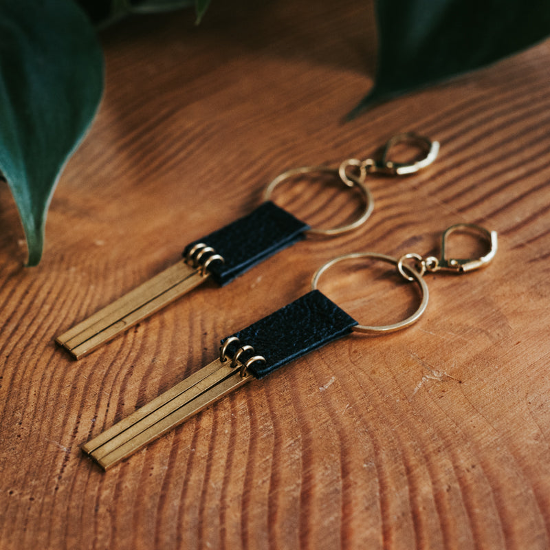 Brass & Hide Minimalist Fringes