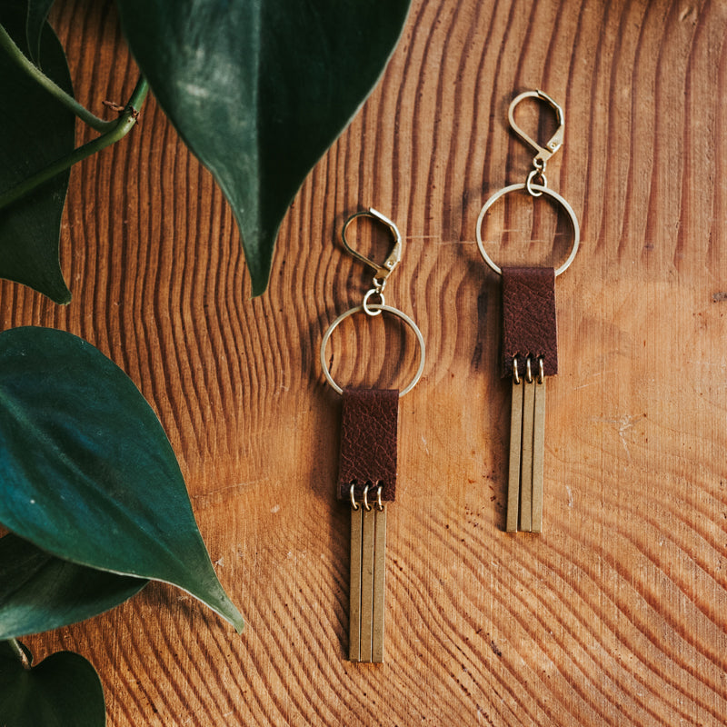 Brass & Hide Minimalist Fringes