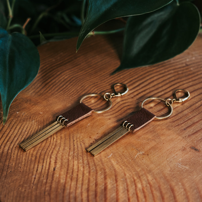 Brass & Hide Minimalist Fringes