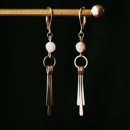 Little Cutie | Sunstone Fringe Earrings