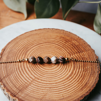 Gem Bar | Agate Gemstone Necklace