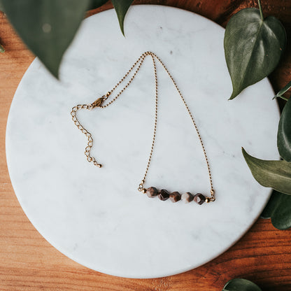 Gem Bar | Agate Gemstone Necklace