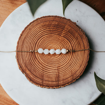 Gem Bar | Moonstone Gemstone Necklace