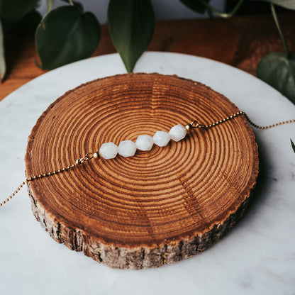 Gem Bar | Moonstone Gemstone Necklace